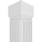Ekena Millwork Craftsman Classic Square Non-Tapered Zion Fretwork Column w/ Mission Capital & Mission Base CC1209ENZINMIMI - alternate 4